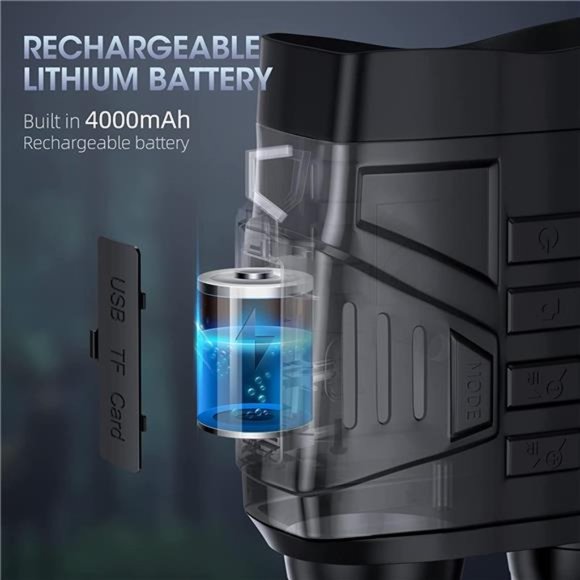 Night Vision Goggles 4K FHD Binoculars Infrared Scope , 3'' Screen with 32GB - Picture 7 of 7